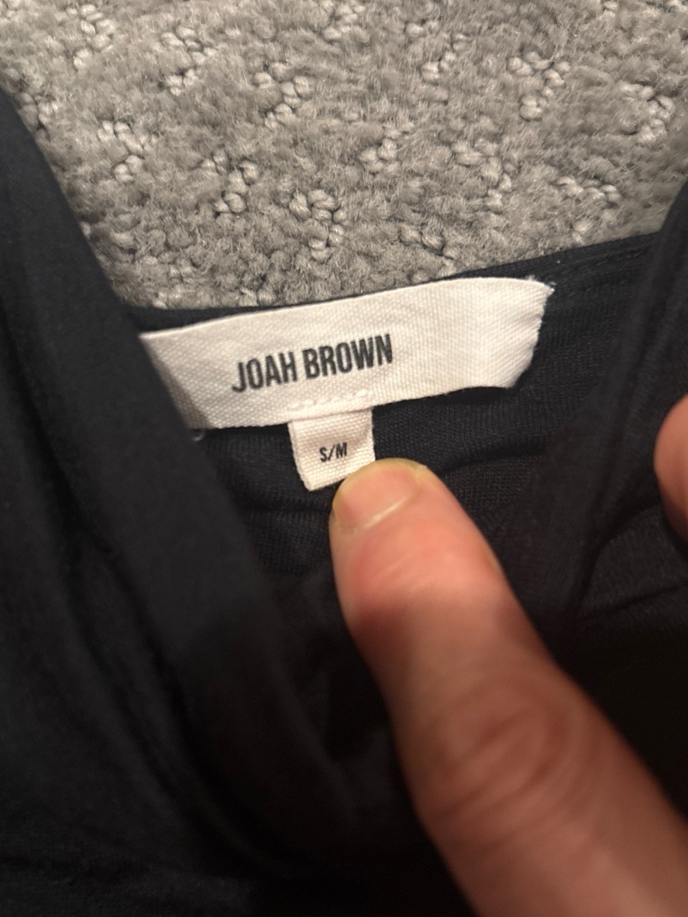 Joah Brown Black V-Neck Sleeveless Top